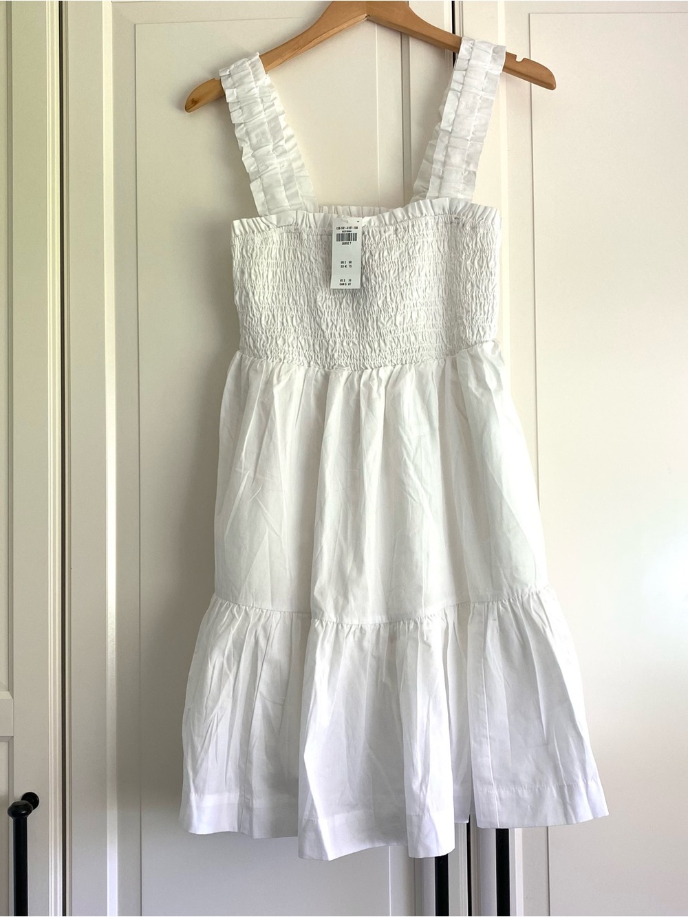 Abercrombie & Fitch White Smocked Dress